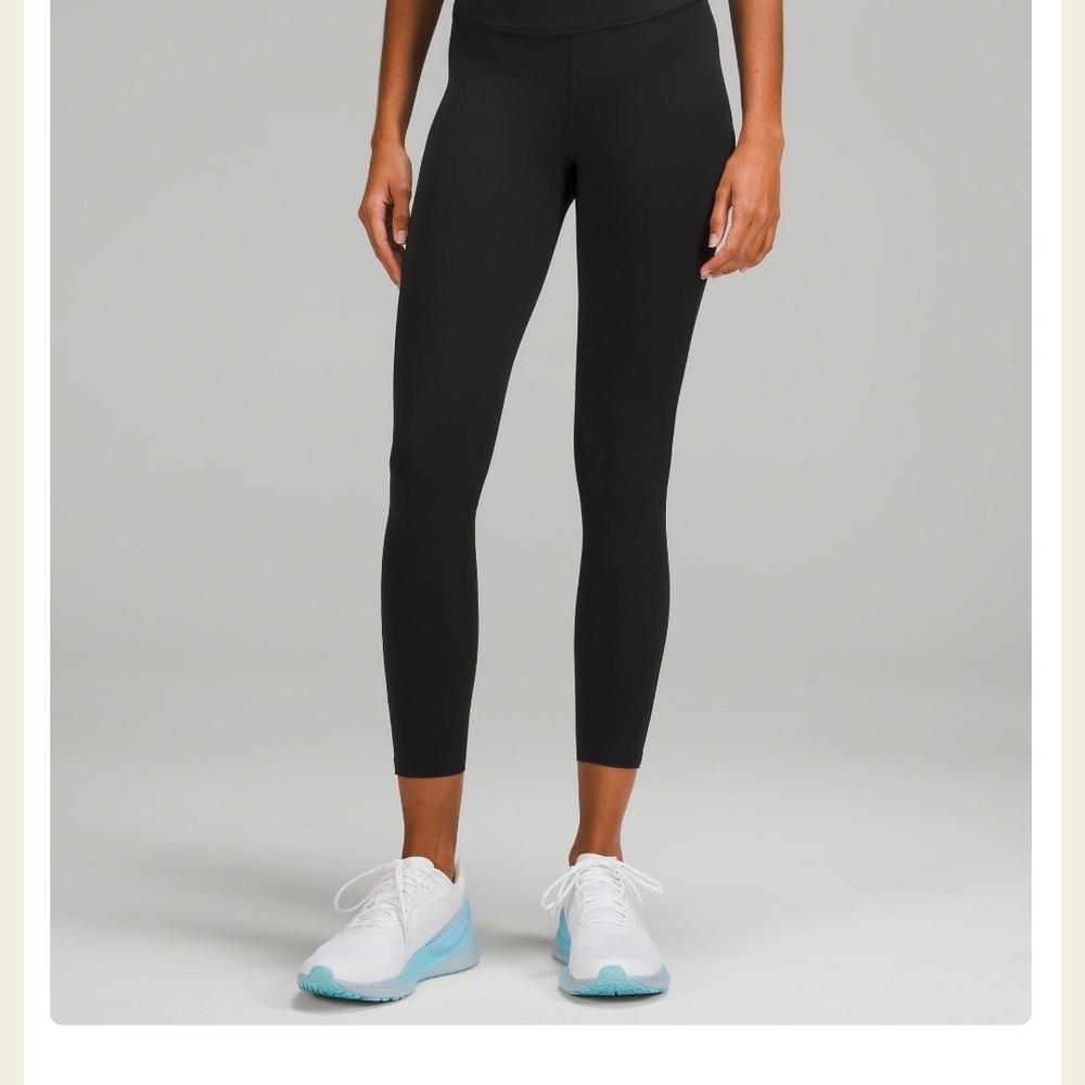 Lululemon Athletica Base Pace High Rise 25" Black Leggings